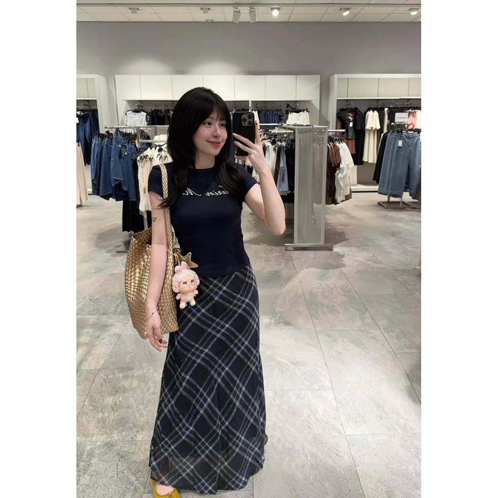 [HÀNG QC sẵn ship] Chân váy voan đuôi cá 2 lớp kẻ caro/chấm bi/hoa nhí tôn dáng KIIWII SKIRTS | BigBuy360 - bigbuy360.vn