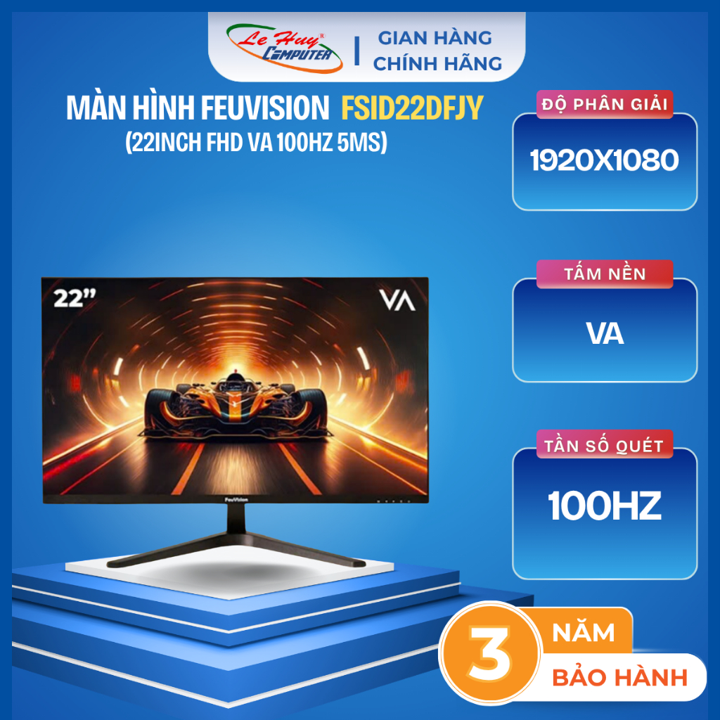 Màn Hình FeuVision FSID22DFJY 22inch FHD VA 100Hz 5ms