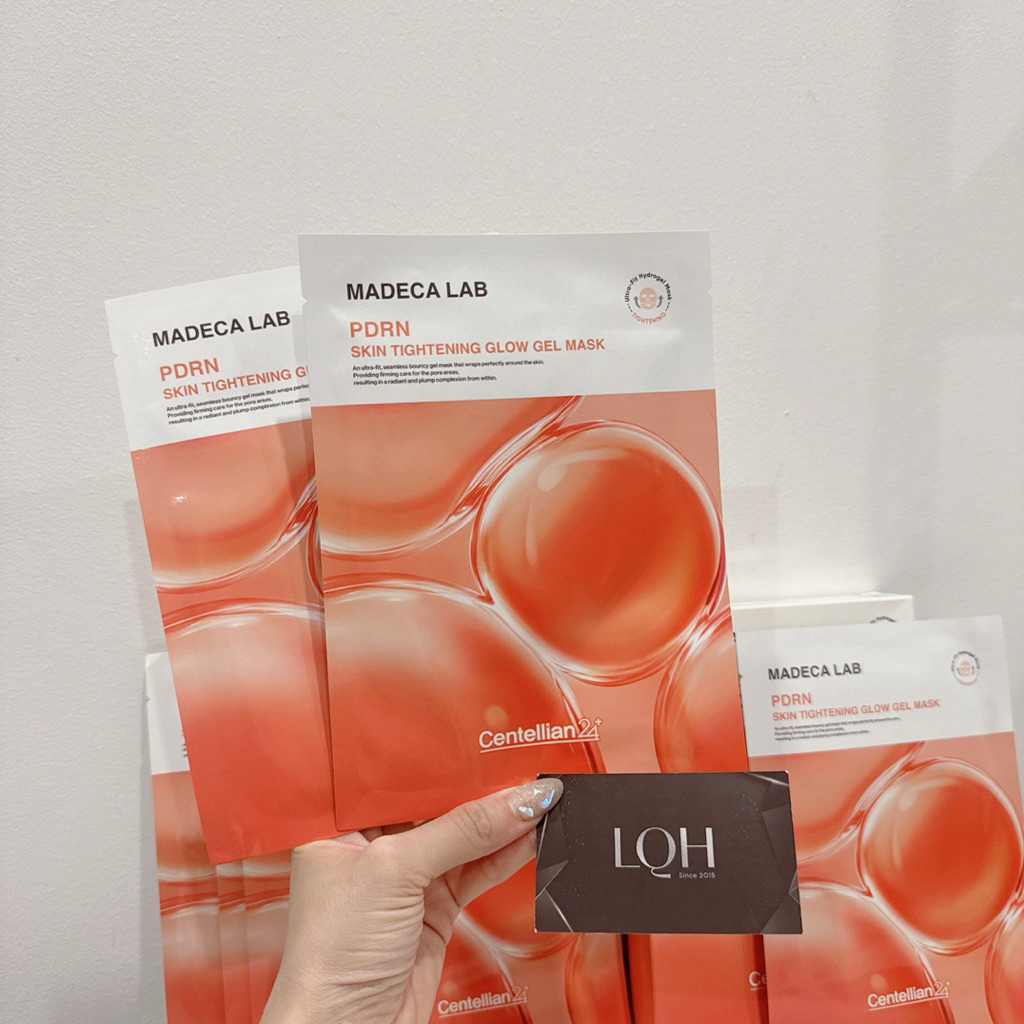 Mặt nạ Madeca Lab PDRN Skin Tightening Glow Gel Mask [Giá lẻ miếng]