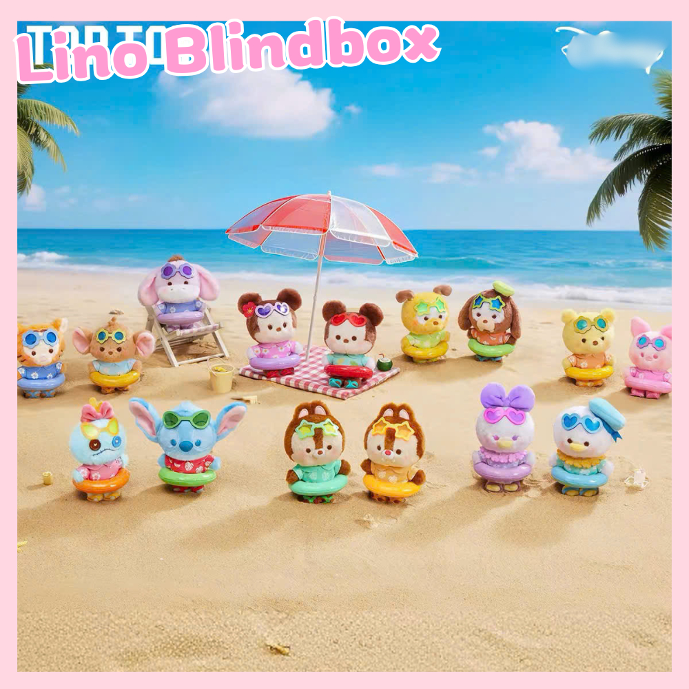 [Móc khóa] Blindbox Disney Summer Swim Ring Series