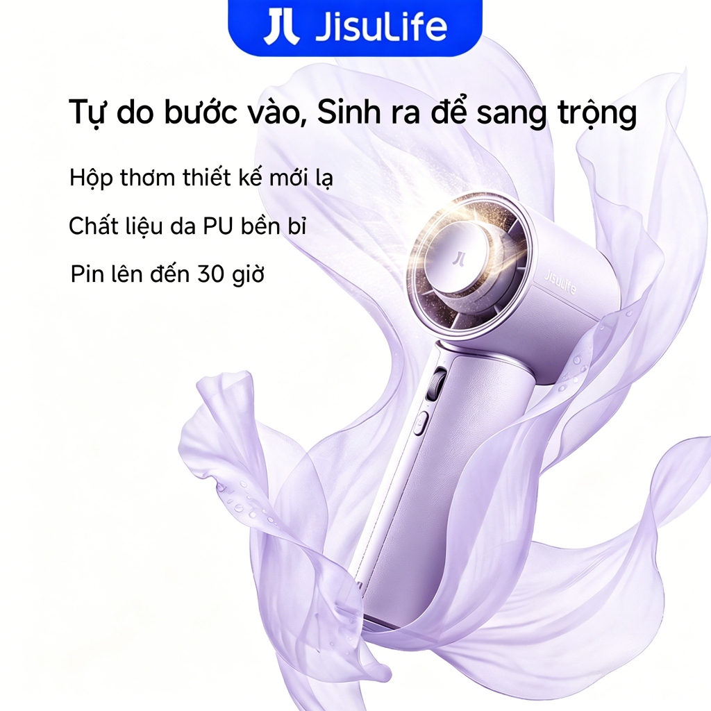 【Mới】Quạt cầm tay JisuLife Pro1 Mini gió mạnh pin dài màn hình LED quạt để bàn di động thêm tinh dầu/nước hoa | BigBuy360 - bigbuy360.vn