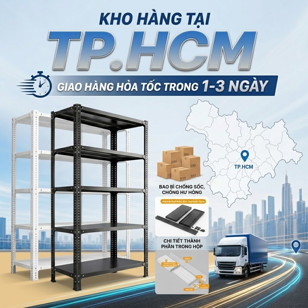 ALOVE Kệ Sắt V lỗ đa năng nhiều tầng điều chỉnh chiều cao bắt vít cố định chịu tải 500kg | BigBuy360 - bigbuy360.vn