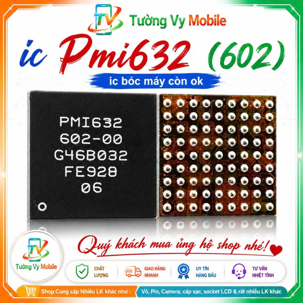 PMI632 602 IC Nguon thay thế cho android,ic bóc máy còn ok