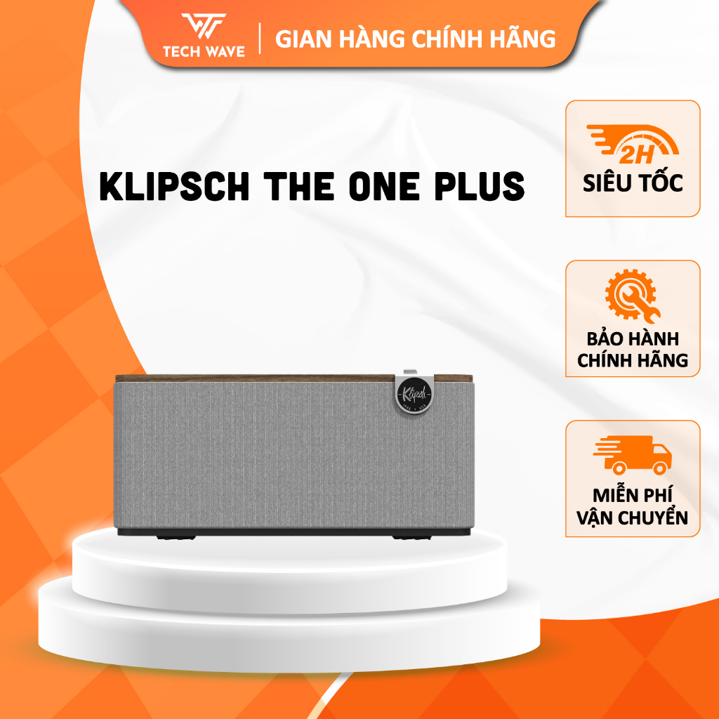 Loa Klipsch The One Plus Chính Hãng | Bluetooth 5.3, Loa Hi-Fi Cao Cấp Phong Cách Cổ Điển. Techwave