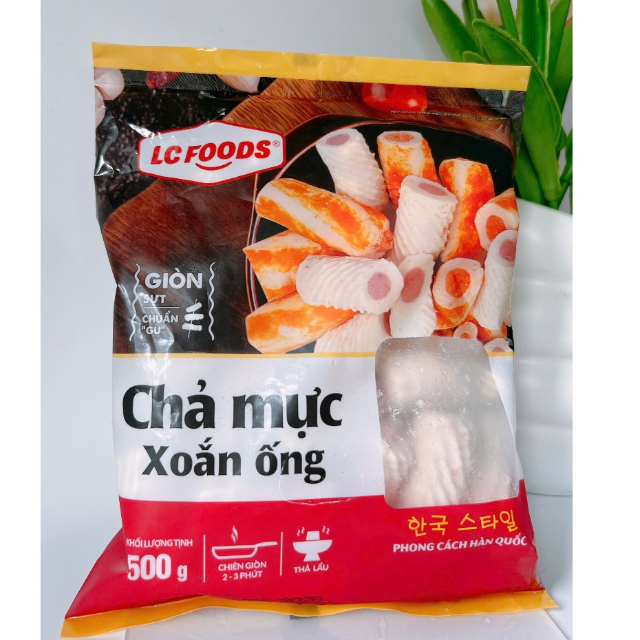 500g Chả mực soắn ống Lacusina