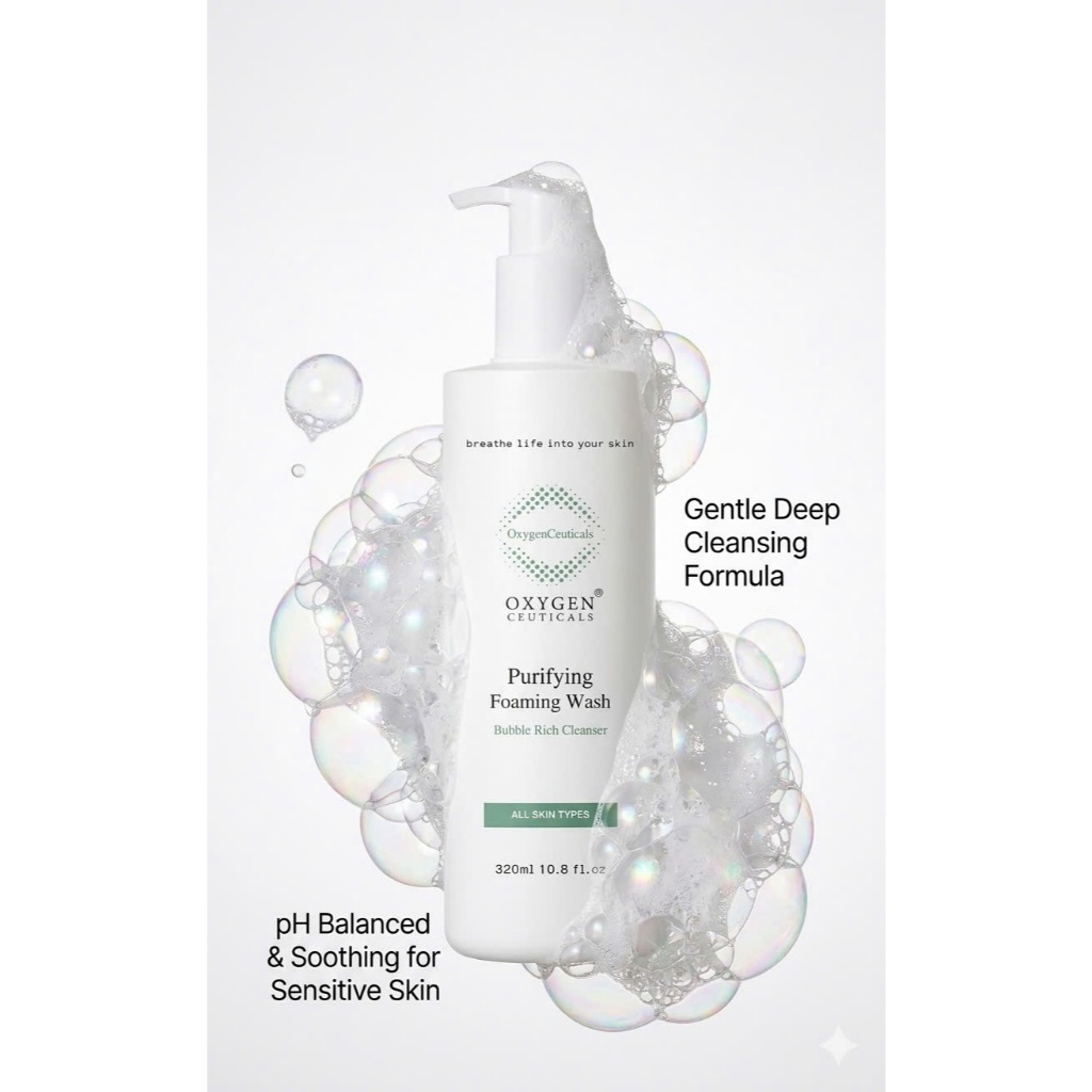 [ 320ML] Gel Rửa Mặt Purifying Foaming Wash Oxygen pH 5.0