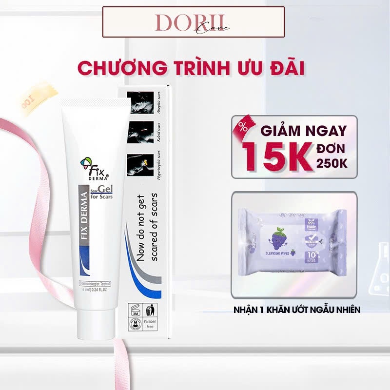 Gel Làm Mờ Sẹo Fixderma Scar Gel (7ml)