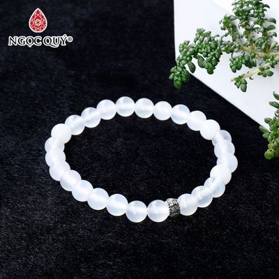 Vòng tay đá Mã não tự nhiên phối charm - Mẫu VC0168 - Ngọc Quý