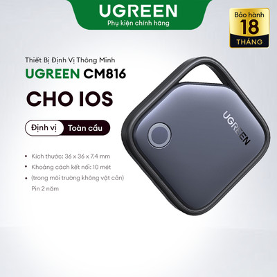 Thiết Bị Định Vị Thông Minh UGREEN CM816 Dành Riêng Cho iOS – Pin 2 năm, định vị toàn cầu - Chính Hãng