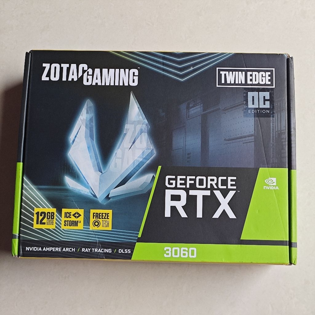 Vỏ hộp (box) vga RTX 3060 12Gb