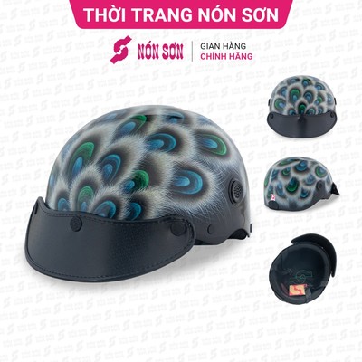 Mũ bảo hiểm lỗ thông gió cao cấp NÓN SƠN chính hãng CSM-ĐN095