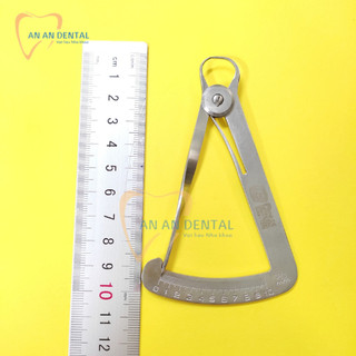 Thước đo cầu mão tròn – dài, dụng cụ đo kích thước phục hình nha khoa