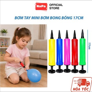 Bơm Tay Mini 17cm Phao Bơi, Bơm Bong Bóng, Bơm Thú Bơm Hơi - Phụ Kiện Đồ Chơi Tiện Lợi