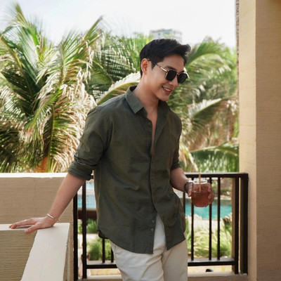 Áo sơ mi nam HEBOZ linen cao cấp 5M chất lanh nhẹ mềm thoáng mát - 00003148