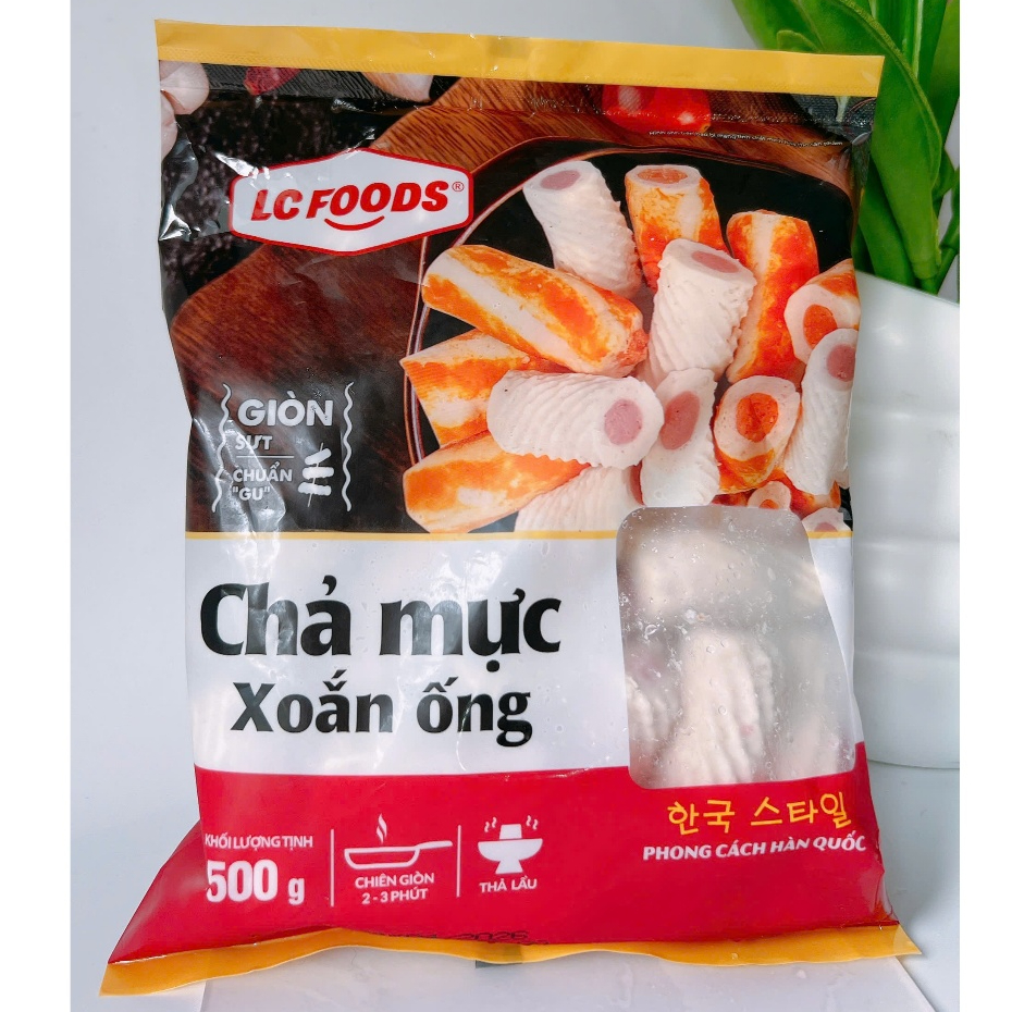 500g Chả Mực Xoắn Ông Lacusina