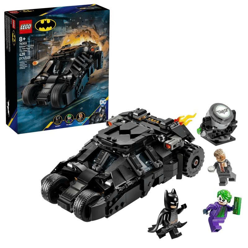 Lego 76303 Đồ Chơi Lắp Ráp Batman Tumbler vs. Two-Face & The Joker