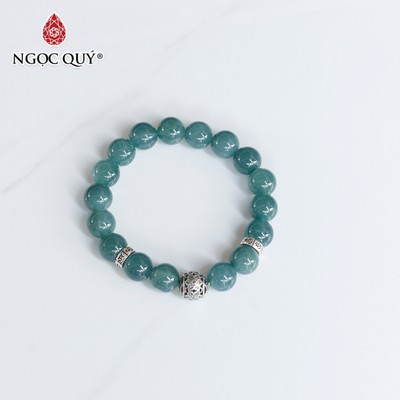Vòng tay đá Cẩm thạch phối charm - Mẫu VC1151 - Ngọc Quý