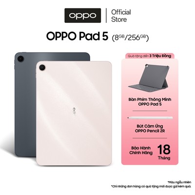 Máy tính bảng OPPO Pad 5 8GB/256GB - Hàng chính hãng bảo hành 18 tháng
