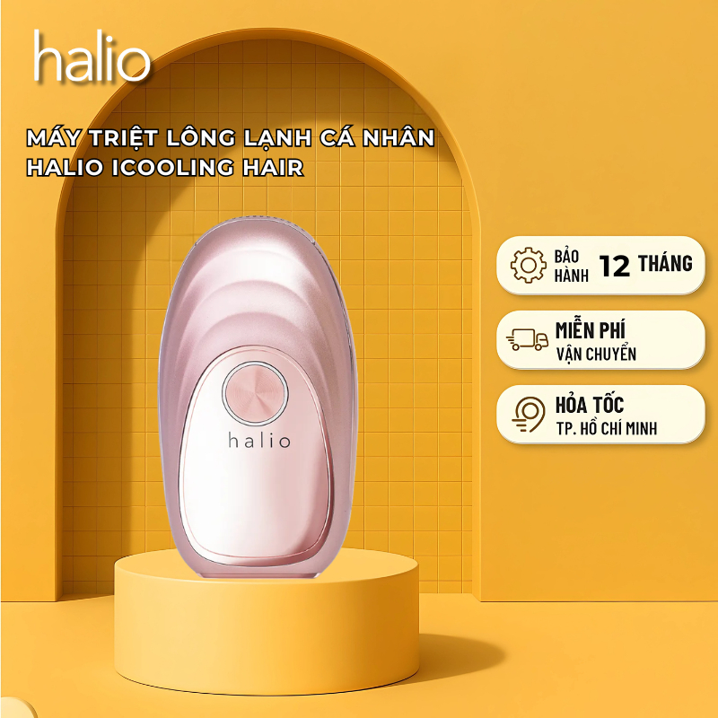 Máy Triệt Lông Lạnh Cá Nhân Halio IPL Cooling Hair Removal Device