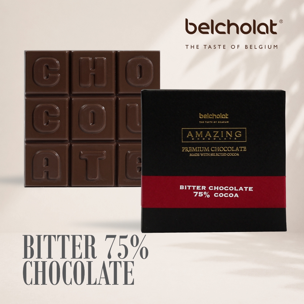 Socola Hộp Quà Amazing Belcholat Bitter Chocolate 75% Cacao đắng đậm ít ngọt Quà Tặng Chocolate Cao 