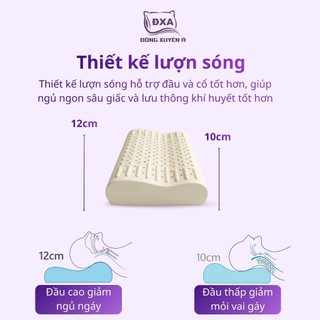 RUỘT GỐI ÔM - GỐI NẰM CAO SU ÊM ÁI THOÁNG KHÍ HÀNG VIỆT NAM