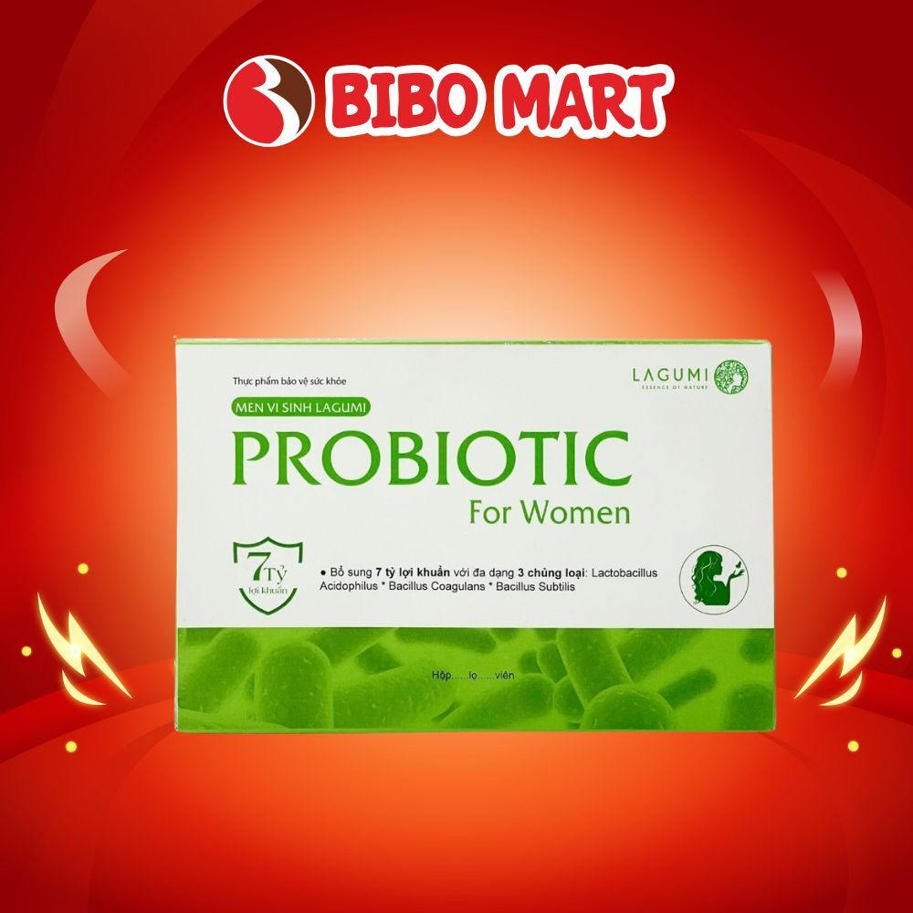 Men Vi Sinh Phụ Nữ Lagumi Probiotic Hỗ Trợ Sức Khỏe Cho Mẹ - Bibomart