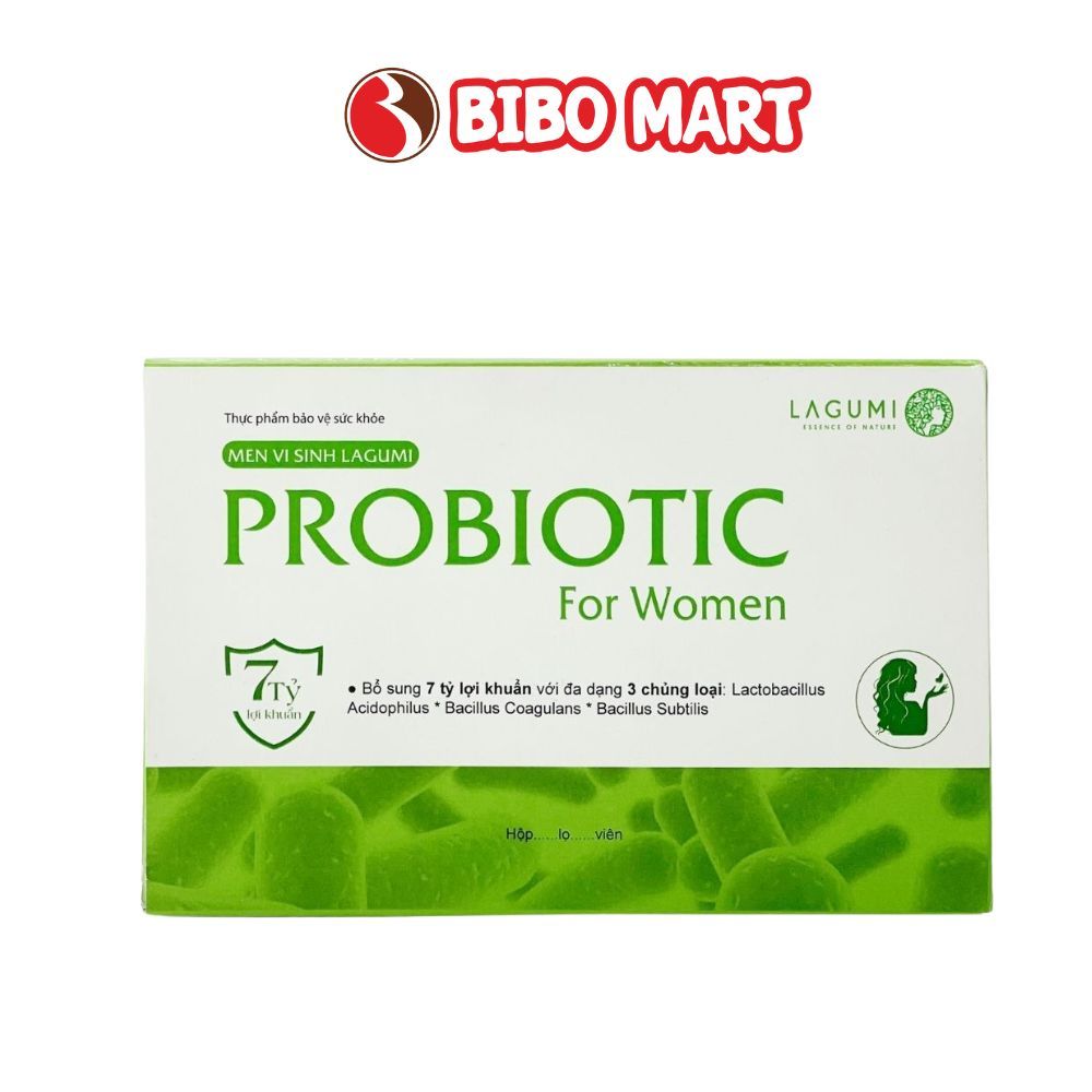 Men Vi Sinh Phụ Nữ Lagumi Probiotic Bổ Sung Lợi Khuẩn Cho Mẹ - Bibomart