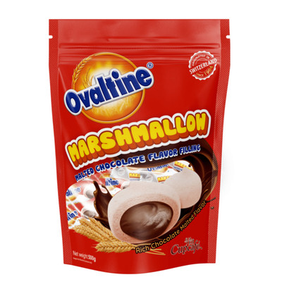 [QUÀ TẶNG KHÔNG BÁN] Kẹo dẻo Marshmallow Ovaltine nhân Sô-cô-la (Túi 500gr)