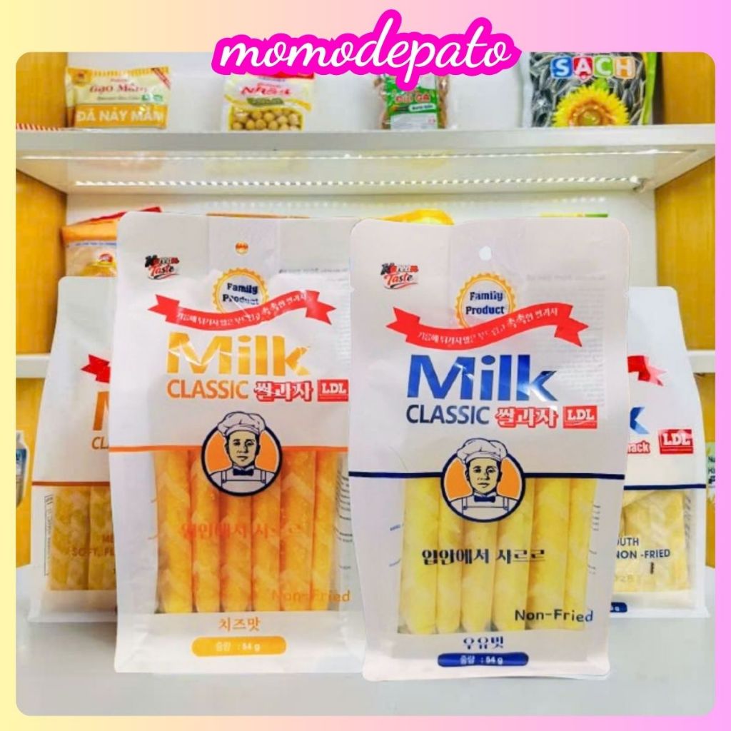 Bánh Gạo Sữa Milk Classic (Milk Classic Rice Snack), Bánh Gạo Phô Mai 54g