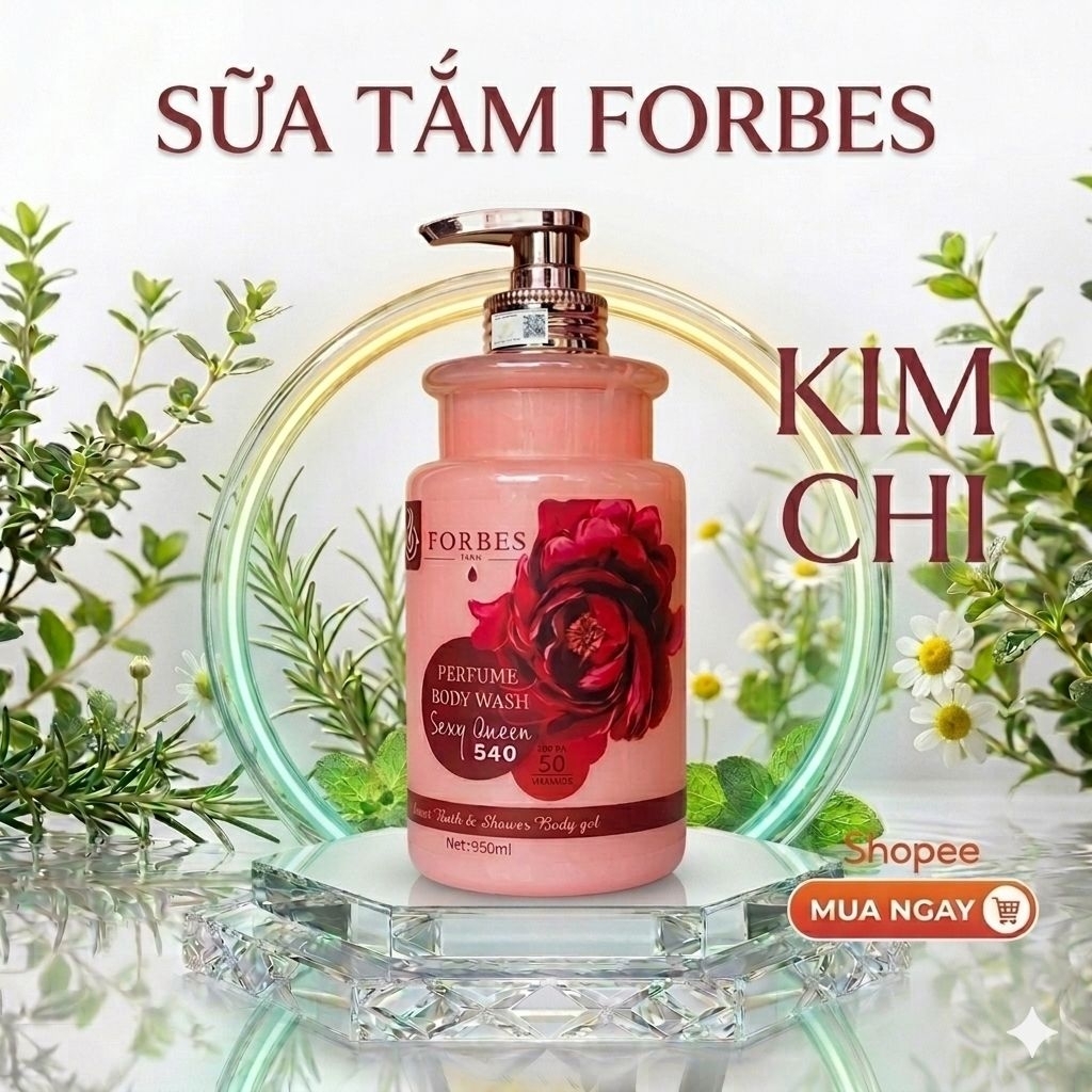 Sữa Tắm Nước Hoa Forbes Paris Sexy Queen 540 950ml Hương Thơm Quyến Rũ Lưu Hương Dài Lâu