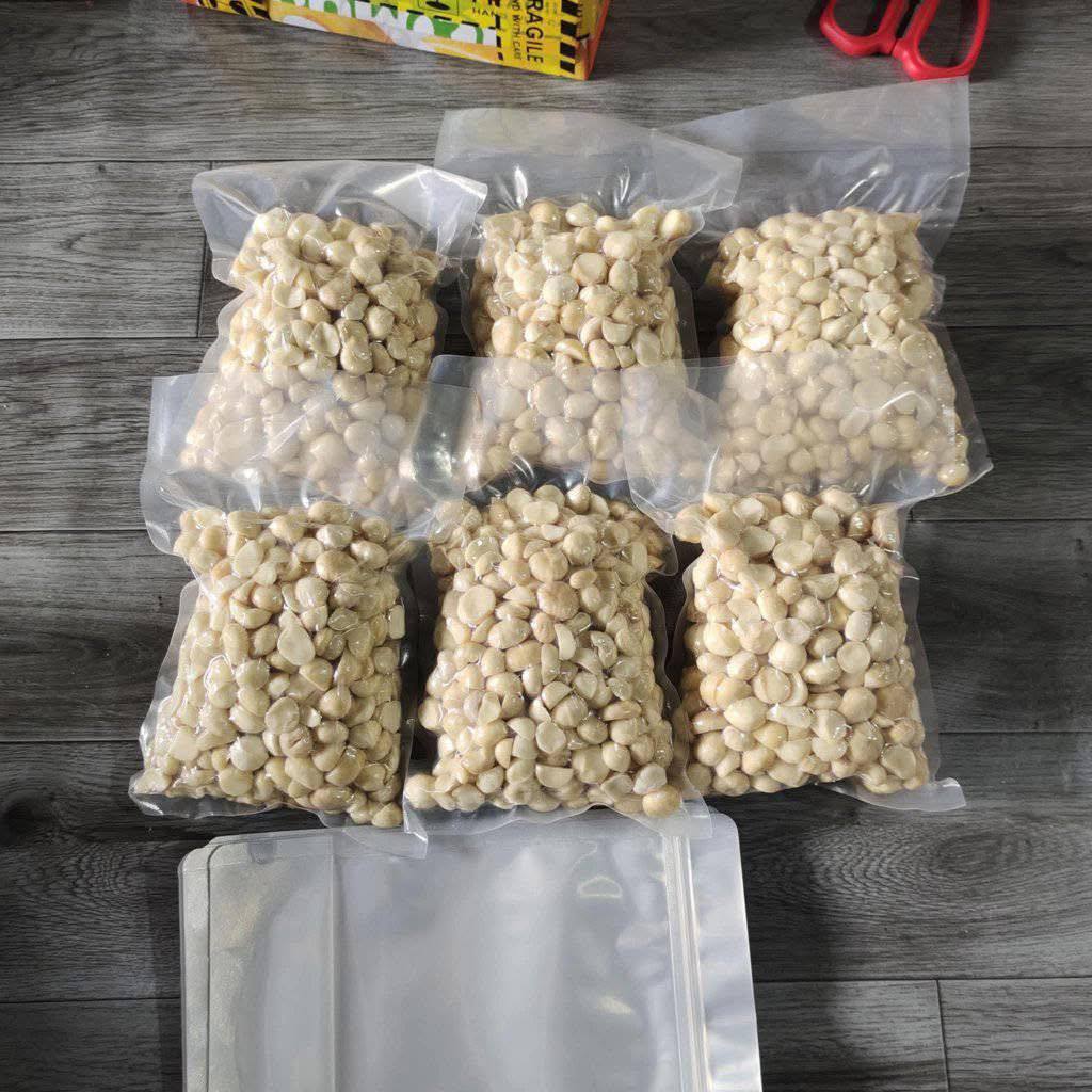 500g NHÂN HẠT MACCA Lầm Đồng - VỠ ĐÔI (SẤY CHÍN) - nguyên liệu sữa hạt