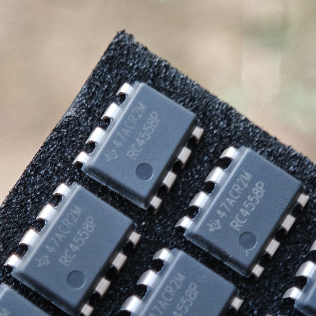 ​[Chính Hãng] Op-Amp Texas Instruments RC4558P – Hàng Đấu Giá Nhật Bản, NOS, Chuẩn Hi-End Audio
