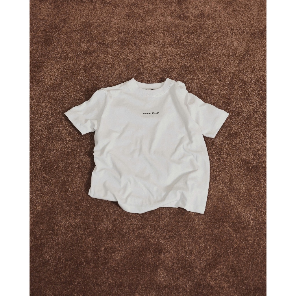 ELEVEN - Áo nữ baby tee in Number Eleven ngang