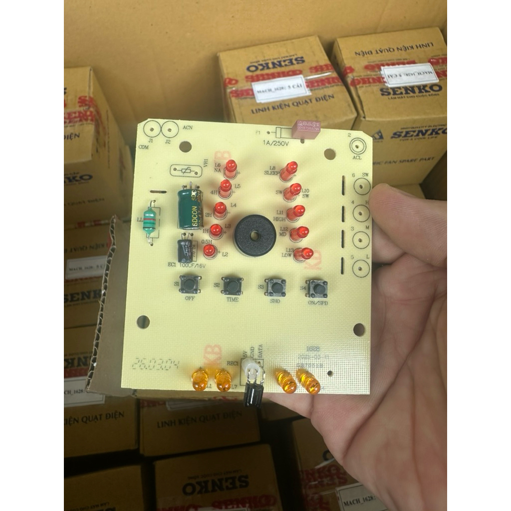 [Chính Hãng SENKO] Bo Mạch Điều Khiển Quạt Treo- TR1628/TR1683-Mới 100%-2026