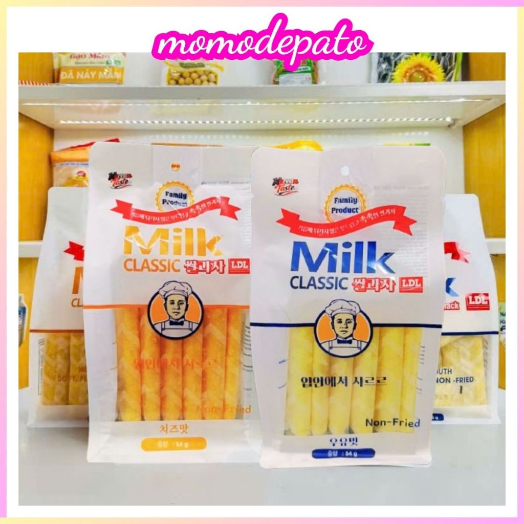 Bánh Gạo Phô Mai Milk Classic (Milk Classic Rice Snack), Bánh Gạo Sữa 54g