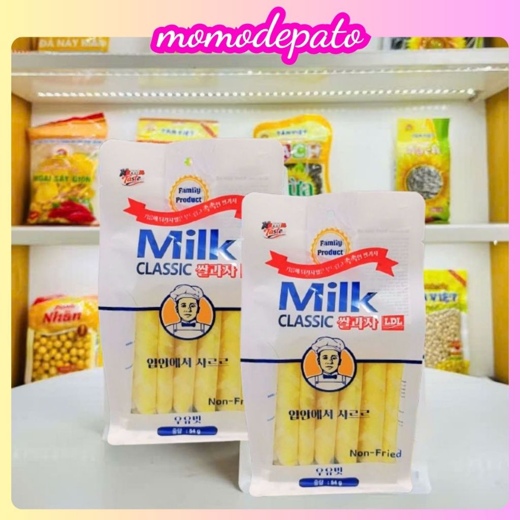 Bánh Gạo Sữa Milk Classic LDL (Milk Classic Rice Snack), Bánh Gạo Phô Mai 54g