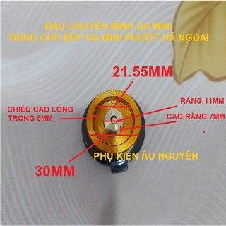 [KHÔNG DÙNG CHO KHÒ NHẬT] Đầu chuyển bình ga mini cho bếp ga mini dã ngoại - Dùng cho bình ga mini đầu VN