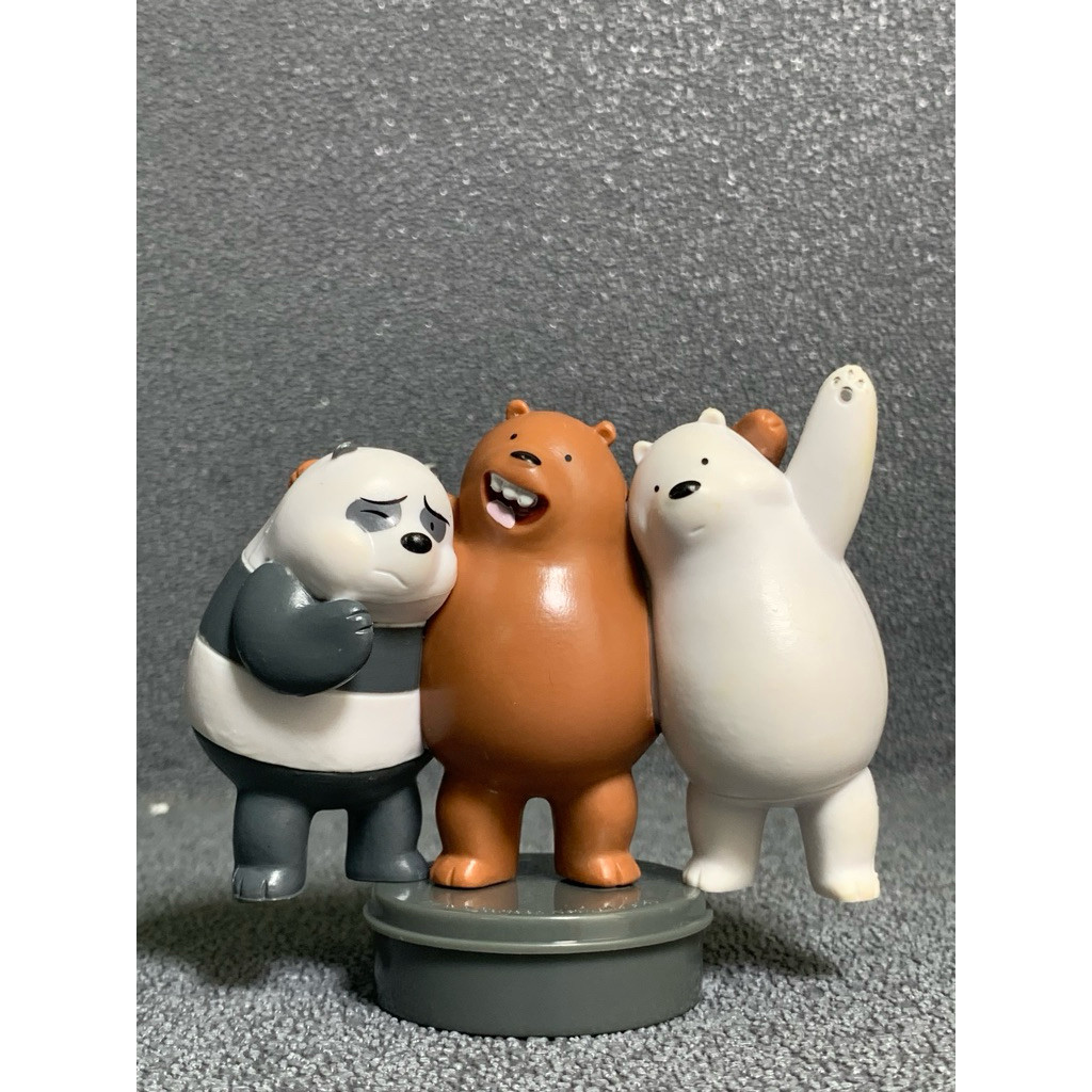 MÔ HÌNH RẠP PHIM, CUP TOPPER FIGURE PHIM WE ARE BEARS