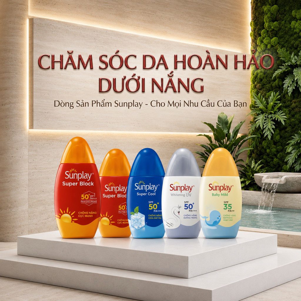 Sữa chống nắng Sunplay cực mạnh Sunplay Super Block SPF 50+, PA++++ 30g/70g dạng sữa