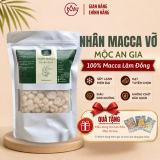 Nhân hạt macca vỡ sạch Lâm Đồng, nguyên liệu nấu sữa làm bánh, quà tặng sức khỏe 500g