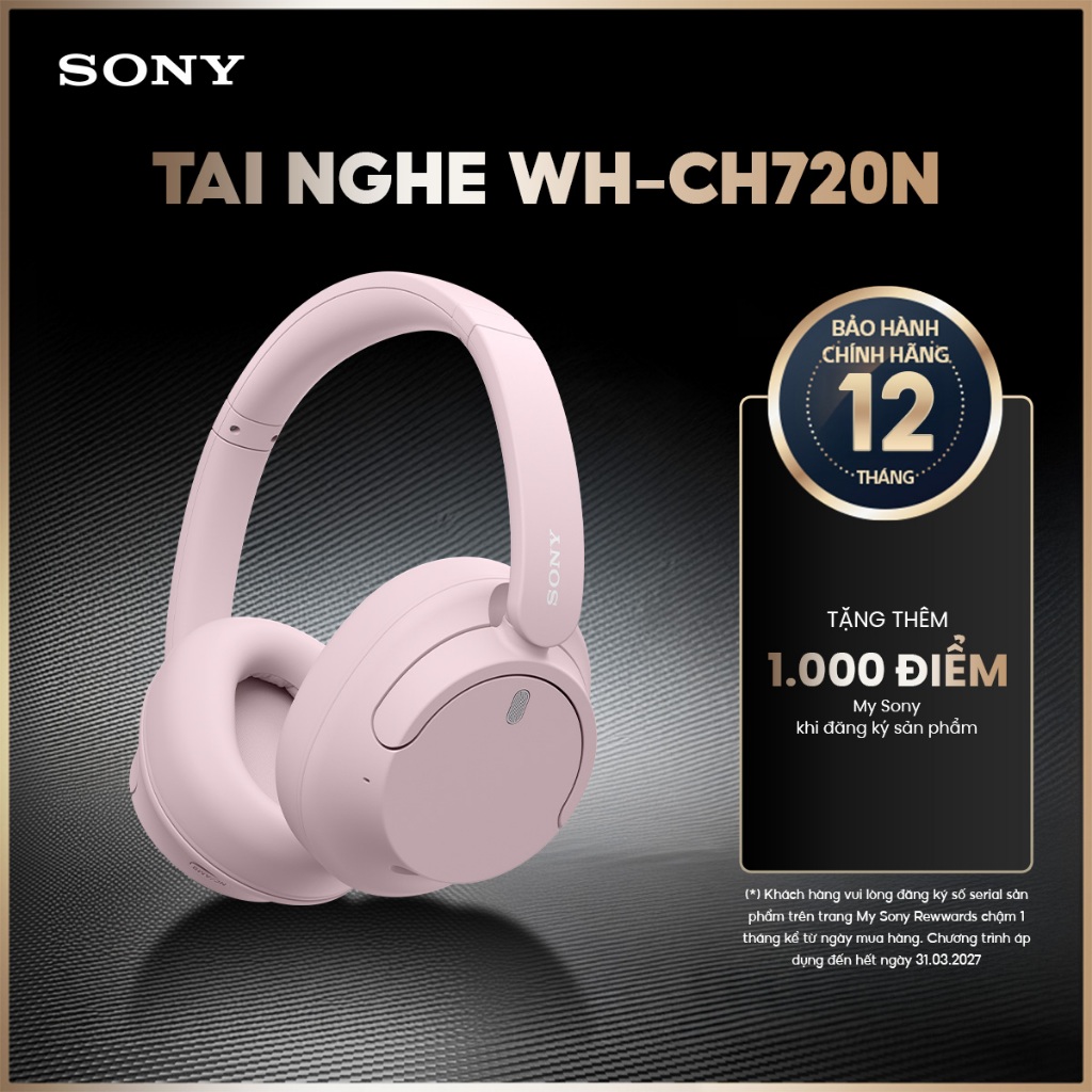 Tai nghe bluetooth chống ồn Sony WH-CH720N chip V1