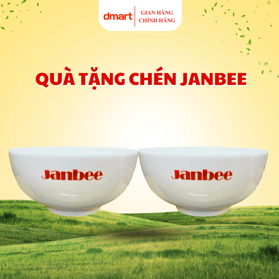 [Quà tặng không bán] - 02 Chén sứ Janbee