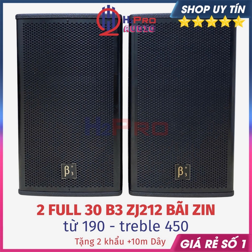 Đôi Loa Full bass 30 B3 ZJ212 Bãi Zin 2000W, Loa Karaoke Gia Đình Cao Cấp Hát Karaoke Hay – H2Pro