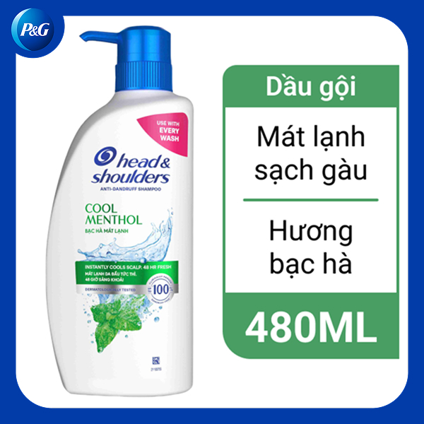 Dầu gội Head & Shoulders Sub Zero Sensation băng lạnh sạch gàu 550ml