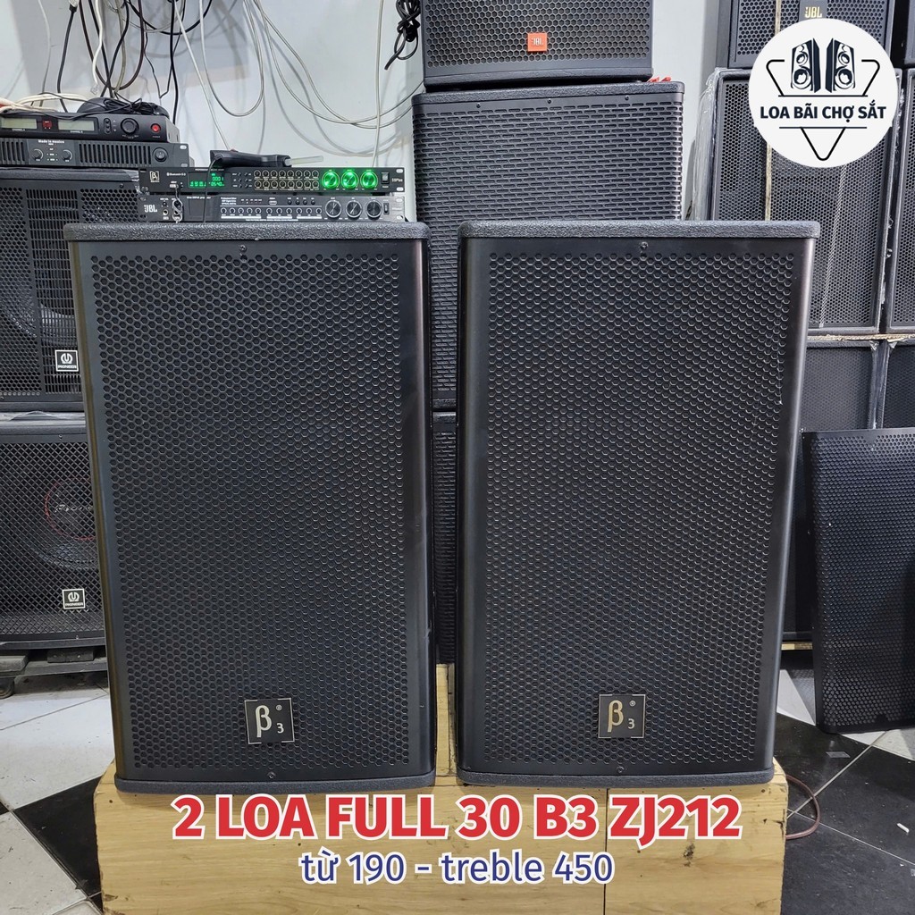 Loa Full 30 B3 ZJ212 Bãi Zin 2000W (2 Loa) – Loa Bãi Chất Lượng Cao, Bass Mạnh, Hát Karaoke Hay