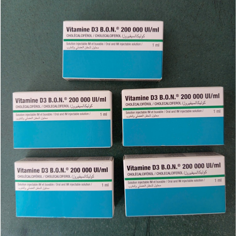 Vitamin D3 BON 200.000UI Loại 6 Tháng Dùng 1 Lần, Hỗ Trợ Giúp  Tăng Hấp Thụ Canxi Vào Xương.