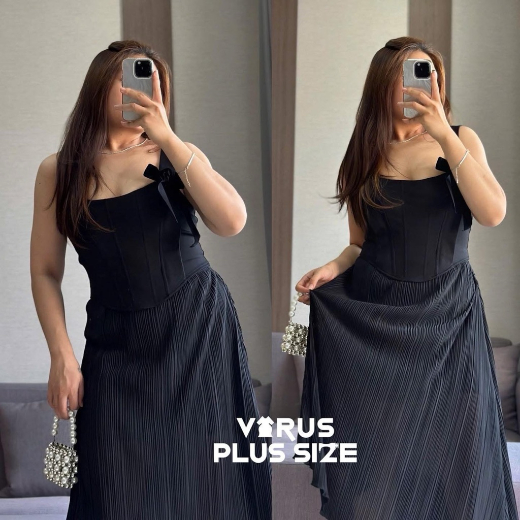 [Bigsize][Virusplussize]Áo dây dáng corset f21 bigsize (5109-6287)