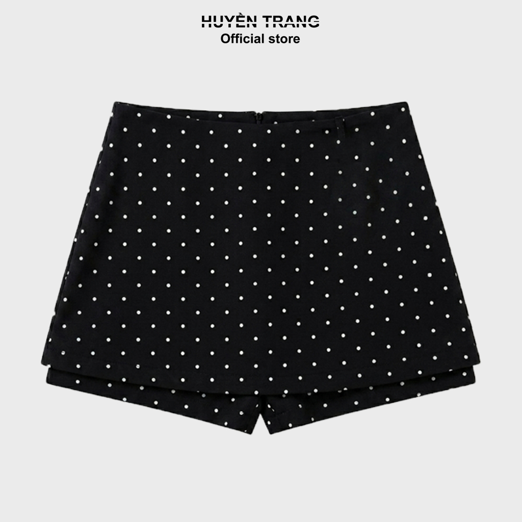 Chân Váy Nữ Chấm Bi Chữ A Có 3 Khóa Kéo Cạp Cao Kèm Quần Bảo Hộ Siêu Hot M865 | BigBuy360 - bigbuy360.vn
