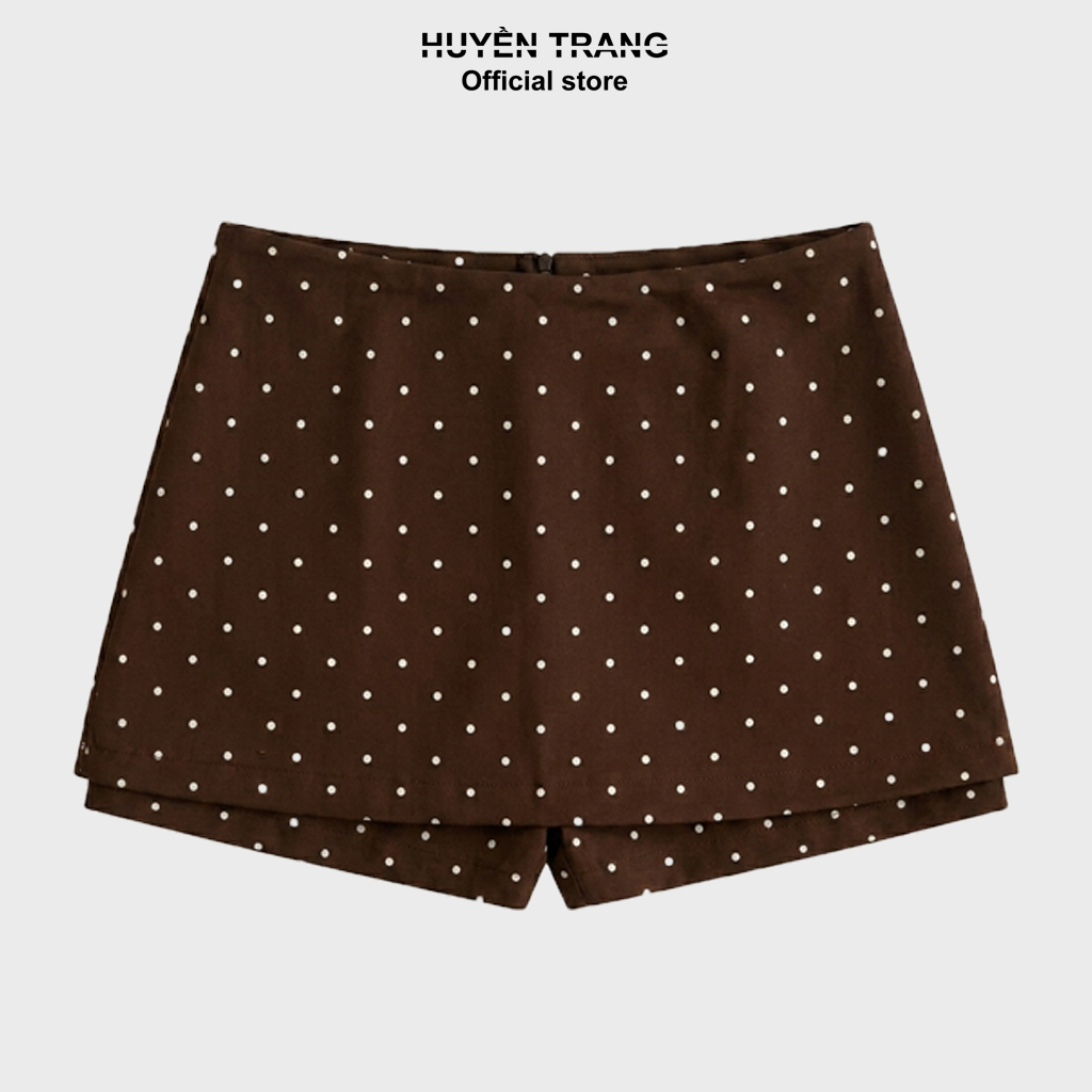 Chân Váy Nữ Chấm Bi Chữ A Có 3 Khóa Kéo Cạp Cao Kèm Quần Bảo Hộ Siêu Hot M865 | BigBuy360 - bigbuy360.vn