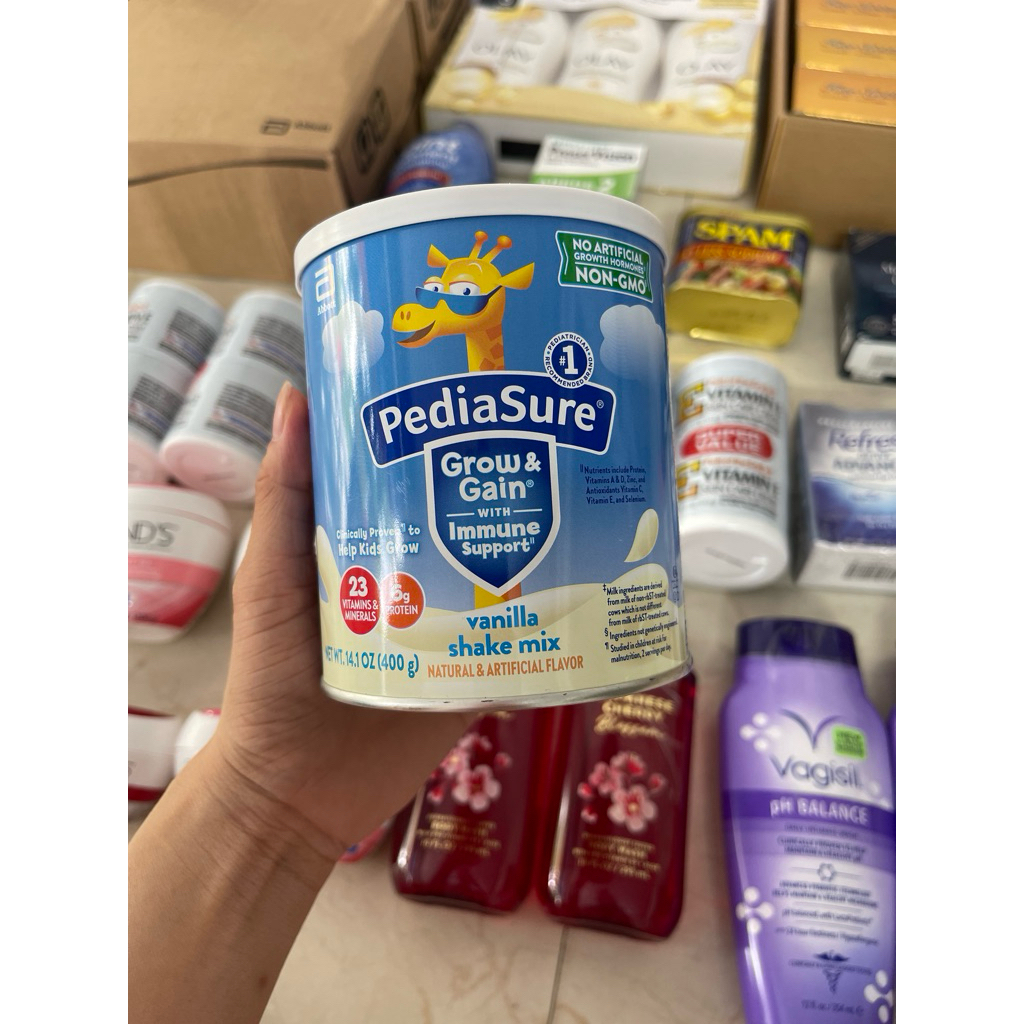 Date 05.2027 air Mỹ Sữa bột Pediasure Grow & Gain 400g